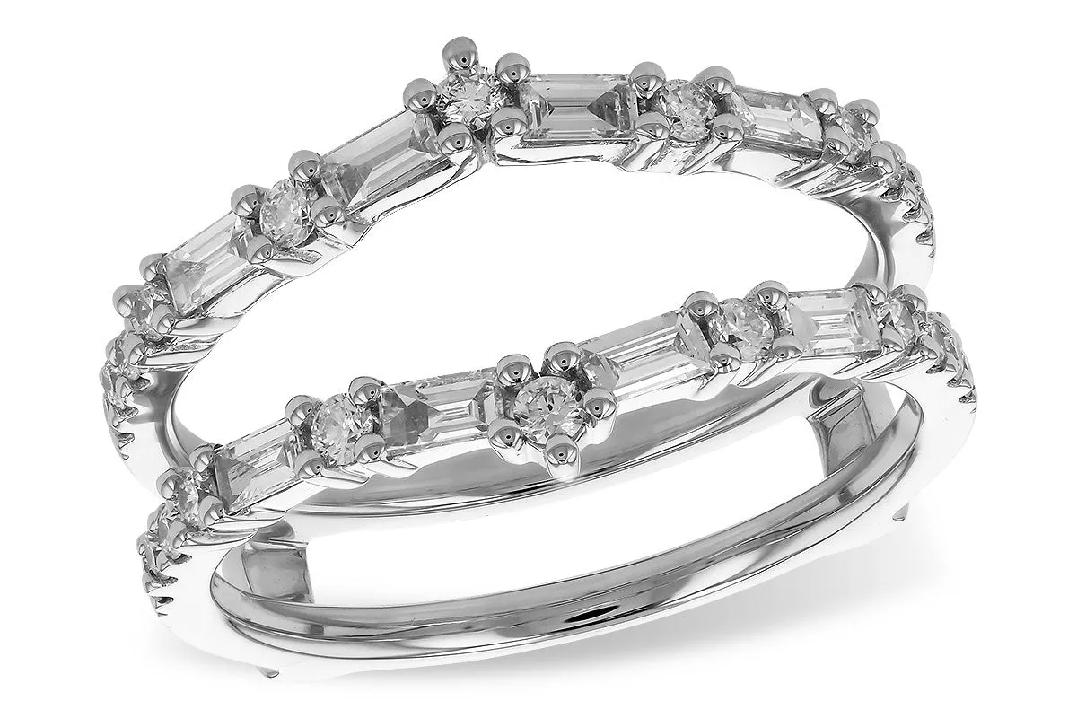 .60Carat TW  Diamond Ring Guard Set in 14K White Gold  7