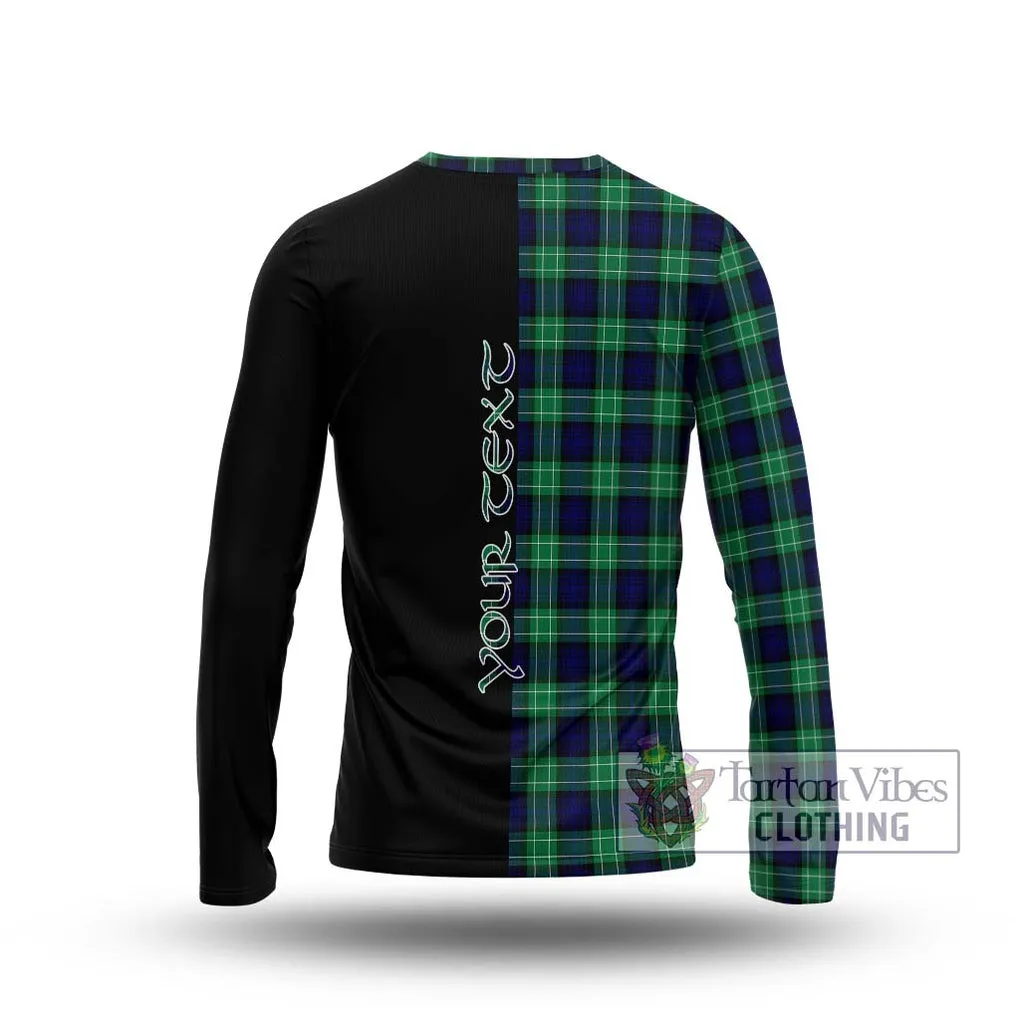 Abercrombie Tartan Long Sleeve T-Shirt with Family Crest and Half Of Me Style