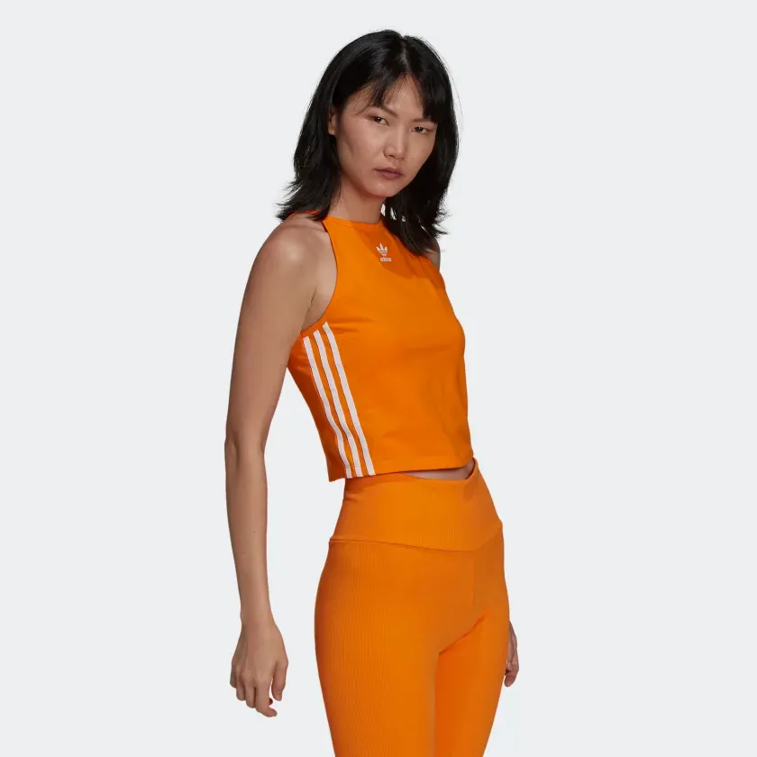 Adidas Women's Adicolor Classics Tank Top Tee - Bright Orange