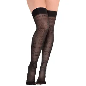 Adult Sheer Celestial Over The Knee Socks