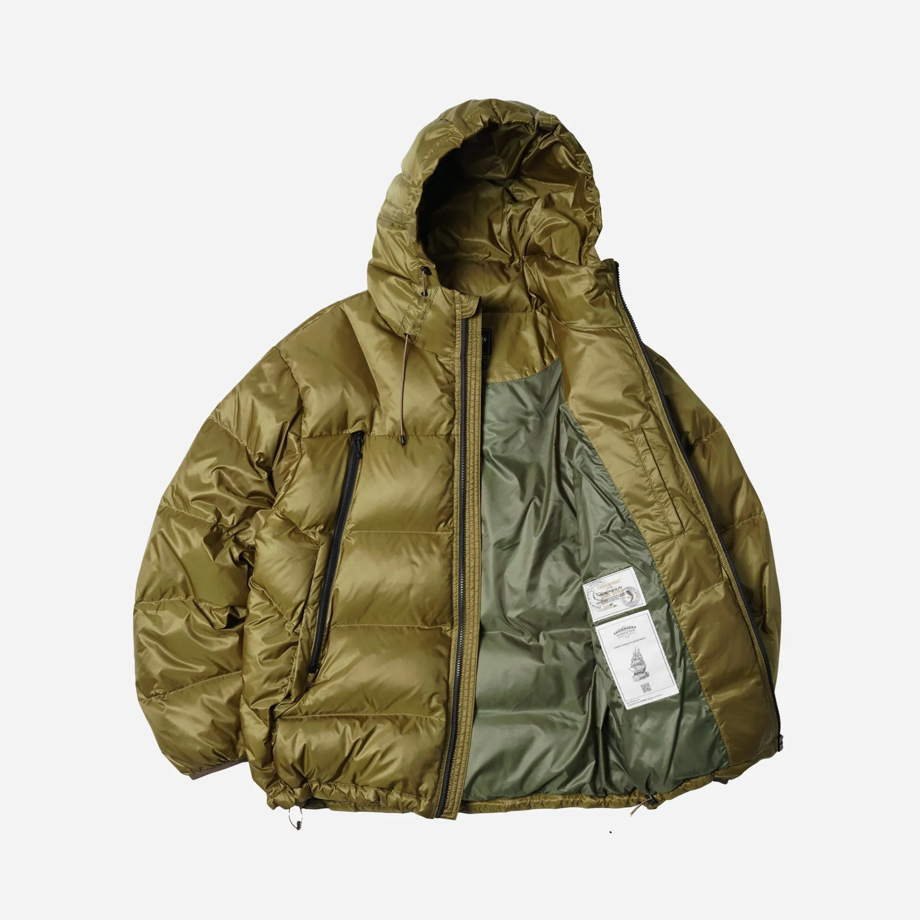 ALTAVIA DOWN PARKA JACKET - MOSS GREEN