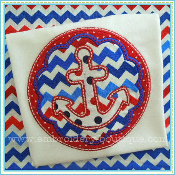 Anchor Patch Applique