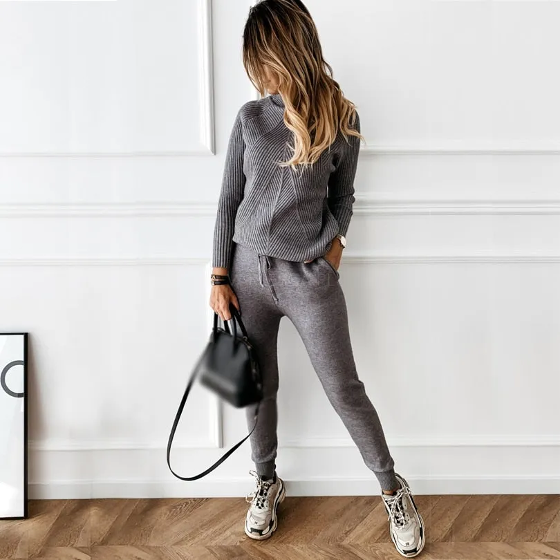 Andrea Sweater   Pants Suit