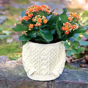 Aran Sweater Planter