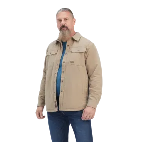 Ariat Men's Rebar Khaki Classic Canvas Shirt Jacket