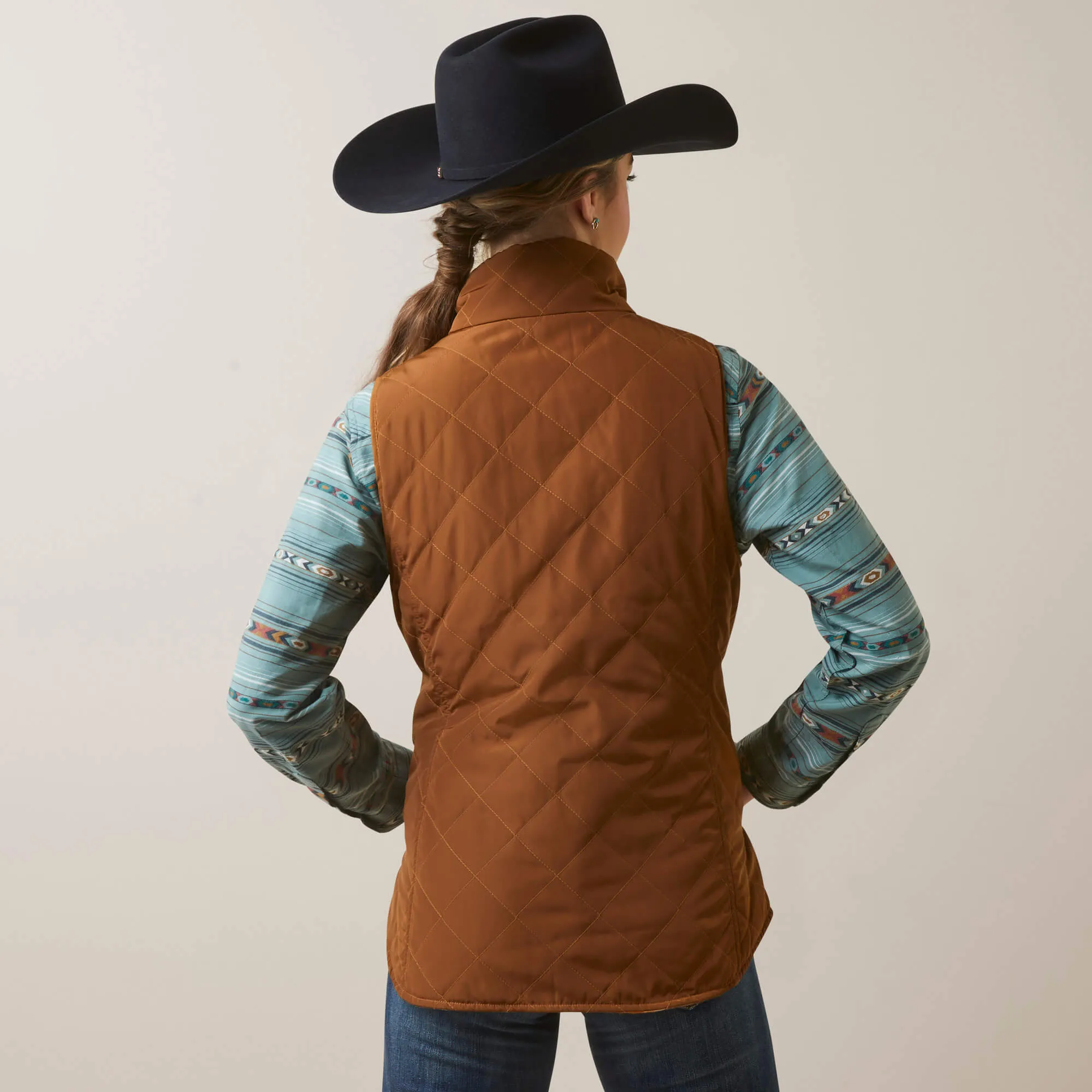 Ariat Women's Chestnut Horse Dilon Chimayo Vest