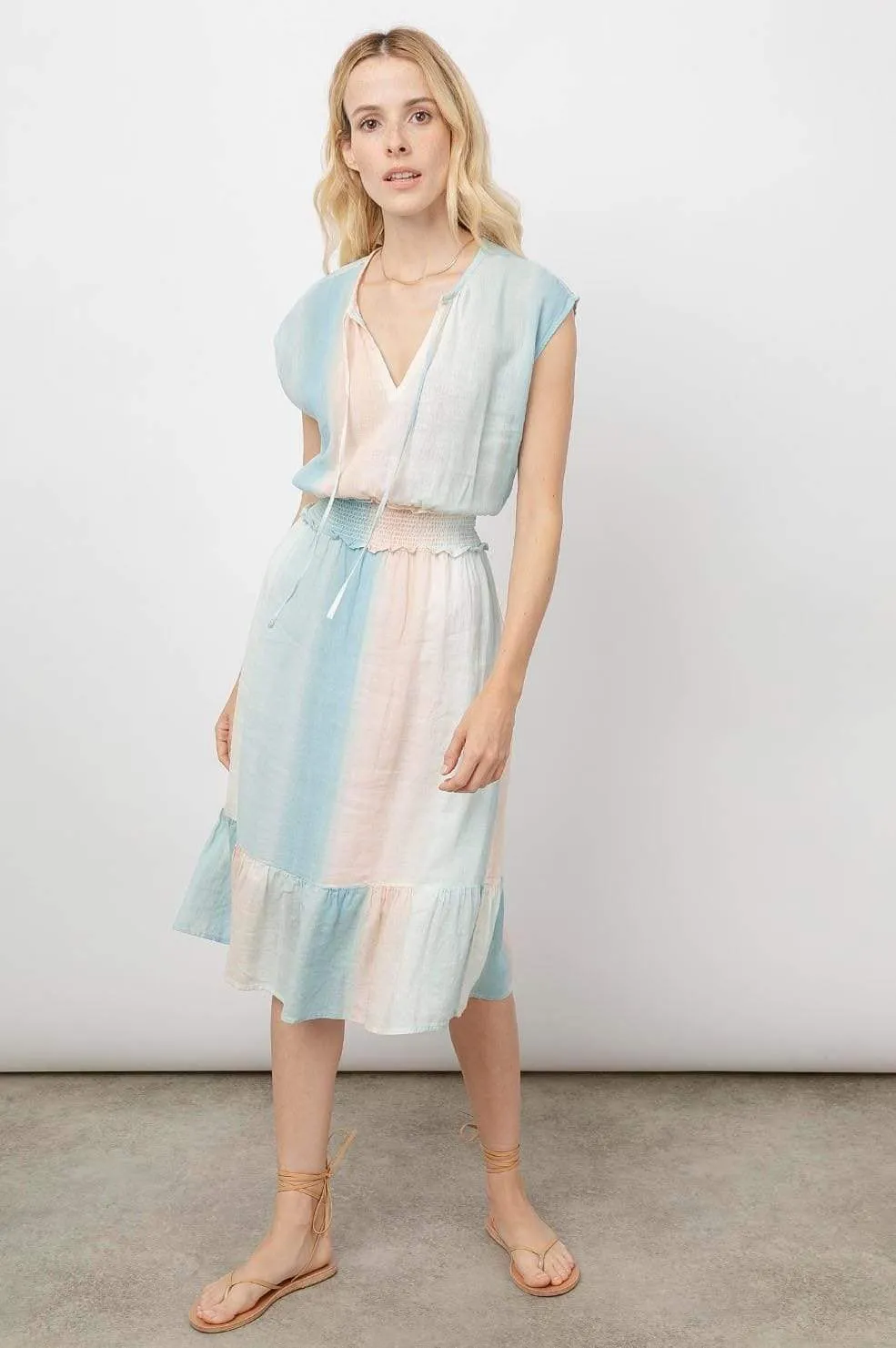 Ashlyn Sunset Gradient Dress