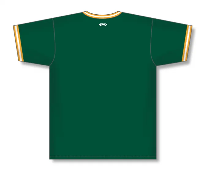 Athletic Knit (AK) BA1333A-439 Oakland A's Dark Green Pullover Adult Baseball Jersey