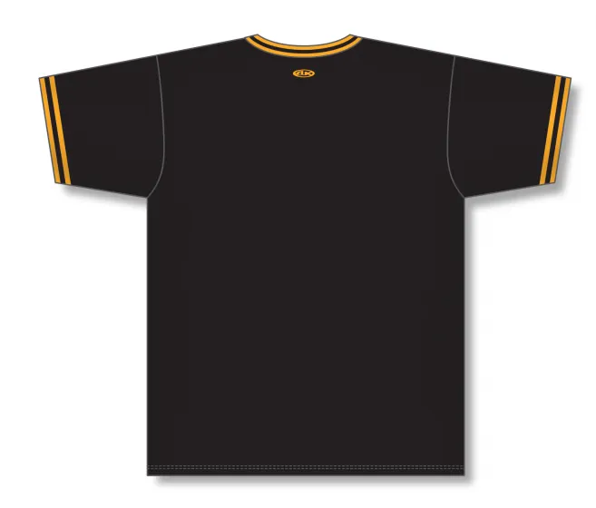 Athletic Knit (AK) BA1333Y-212 Pittsburgh Pirates Black Pullover Youth Baseball Jersey