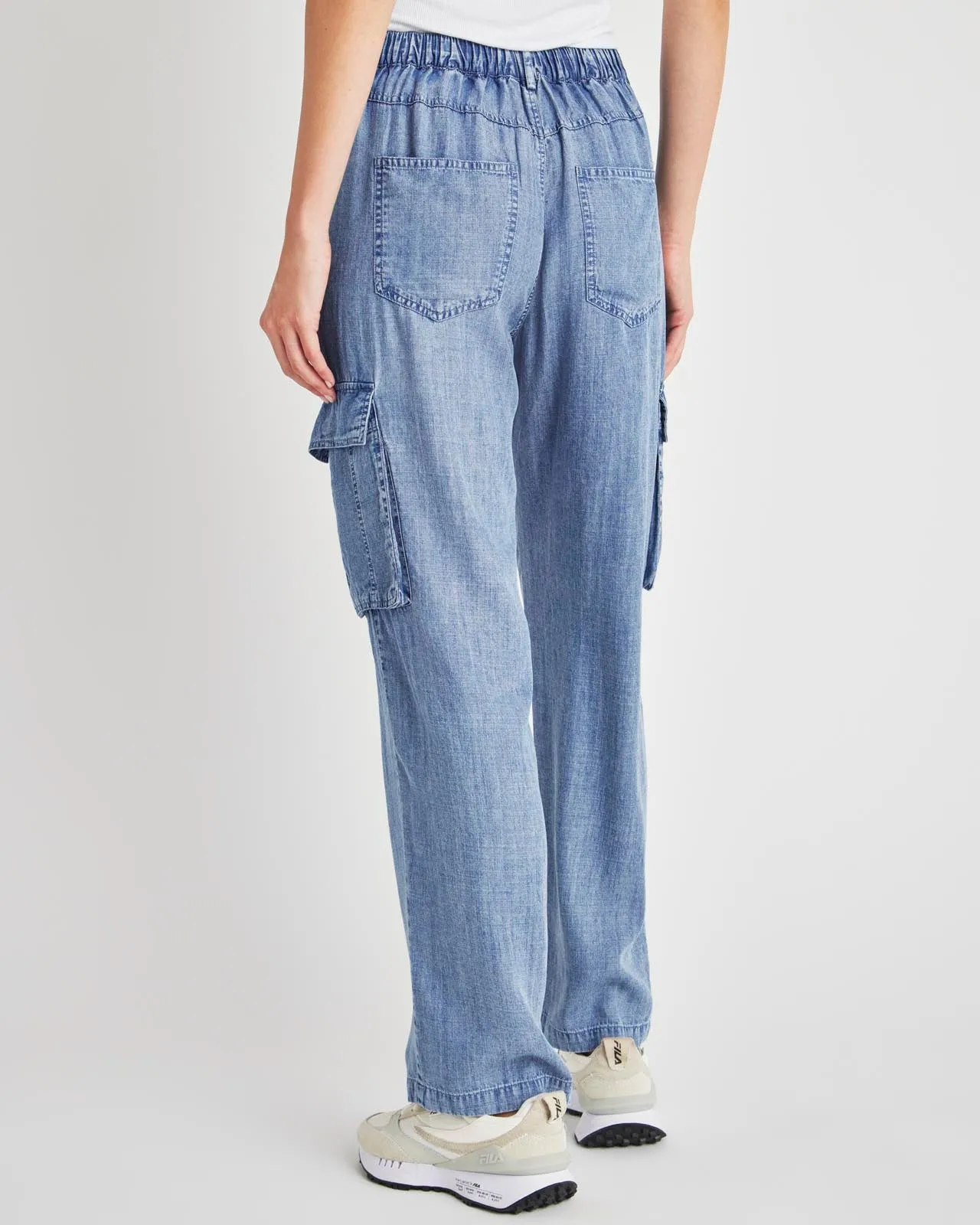 Aven Indigo Cargo Pant