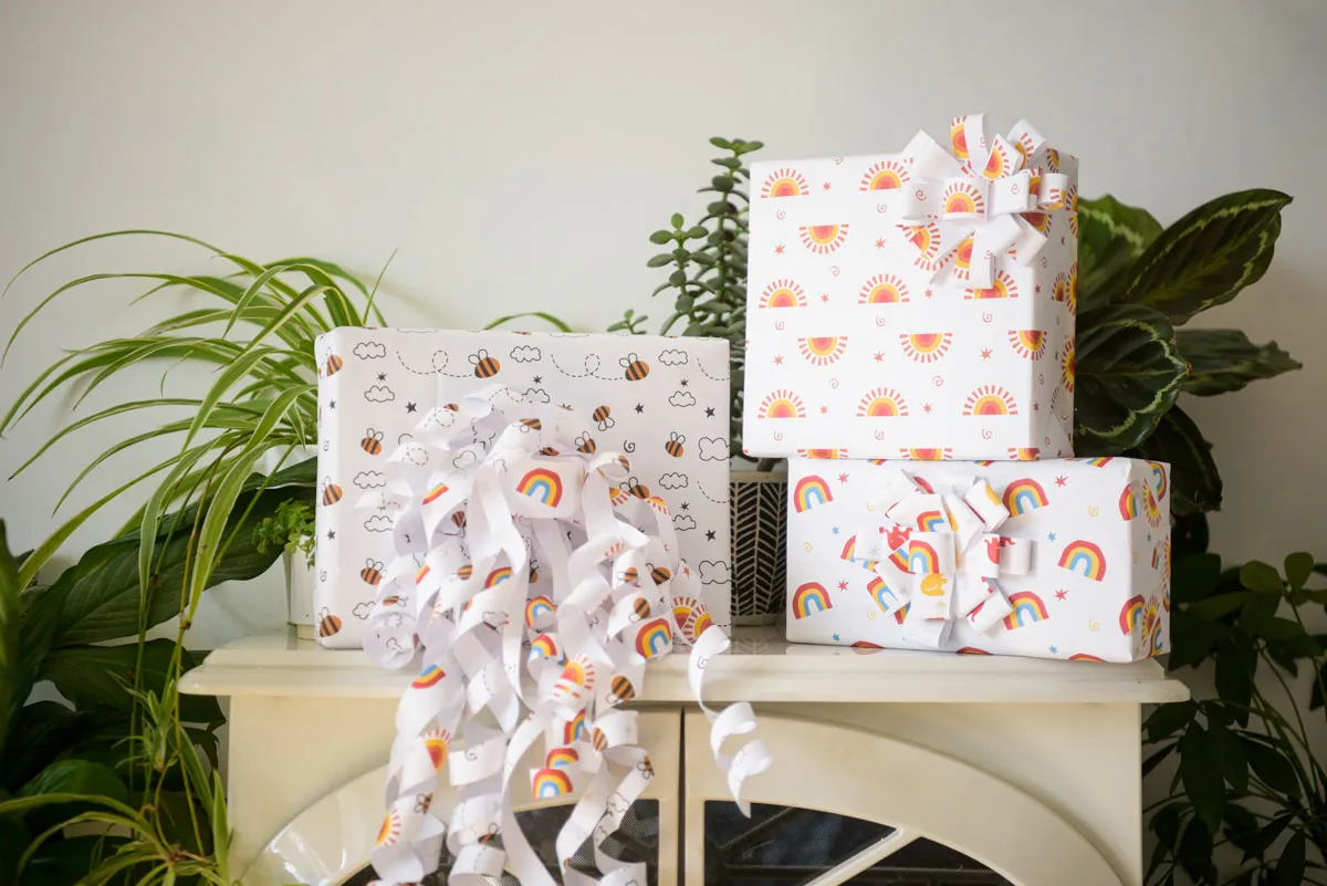 Babipur Eco Buzzy Bee Gift Wrap