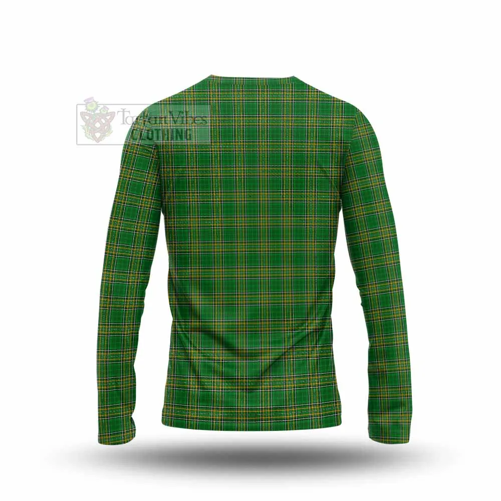 Bagwell Irish Clan Tartan Long Sleeve T-Shirt with Coat of Arms