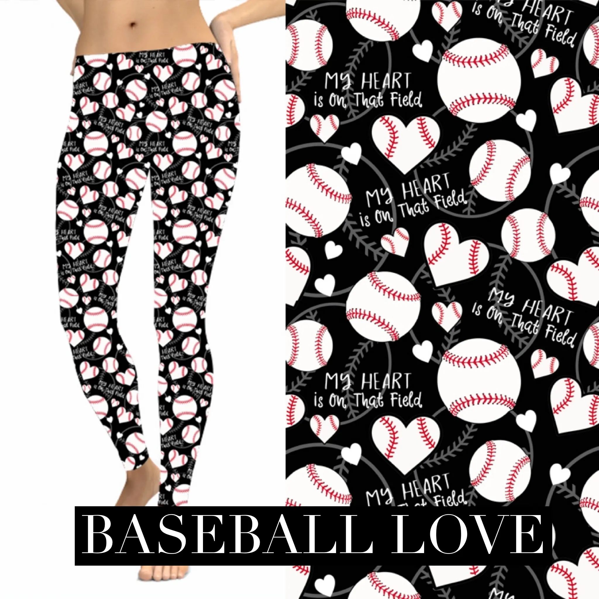 Baseball Love Leggings