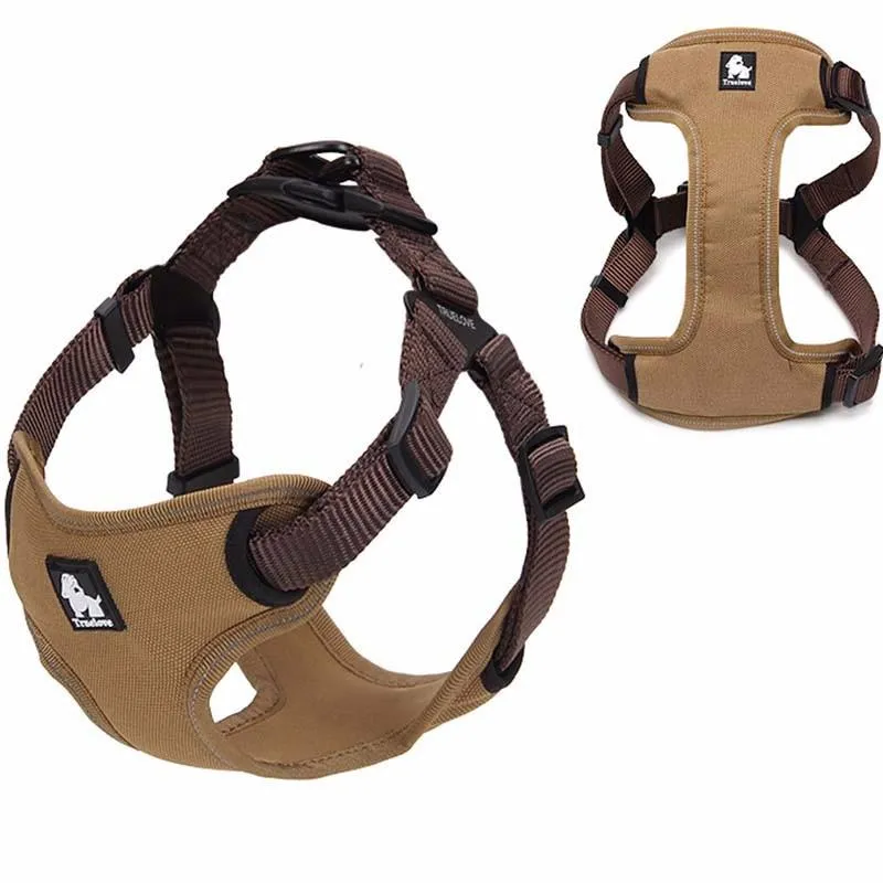 Best Front Range No-Pull Dog Harness. 3M Reflective Outdoor Adventure Pet Vest with Handle. 5 Stylish Colors and 3 Sizes.