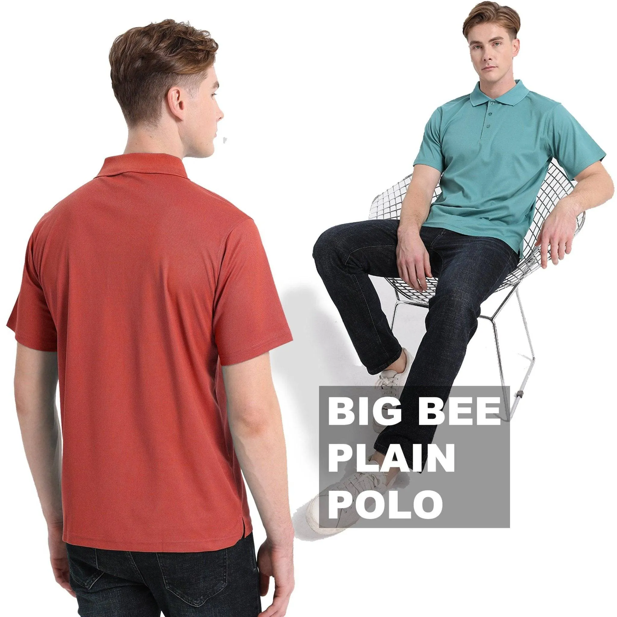 Big Bee BASIC Mens Polo Shirts