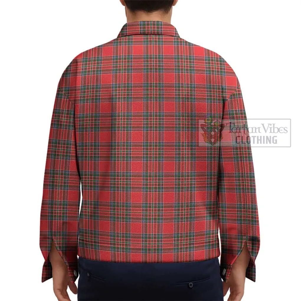 Binning Tartan Unisex Lapel Cotton Jacket