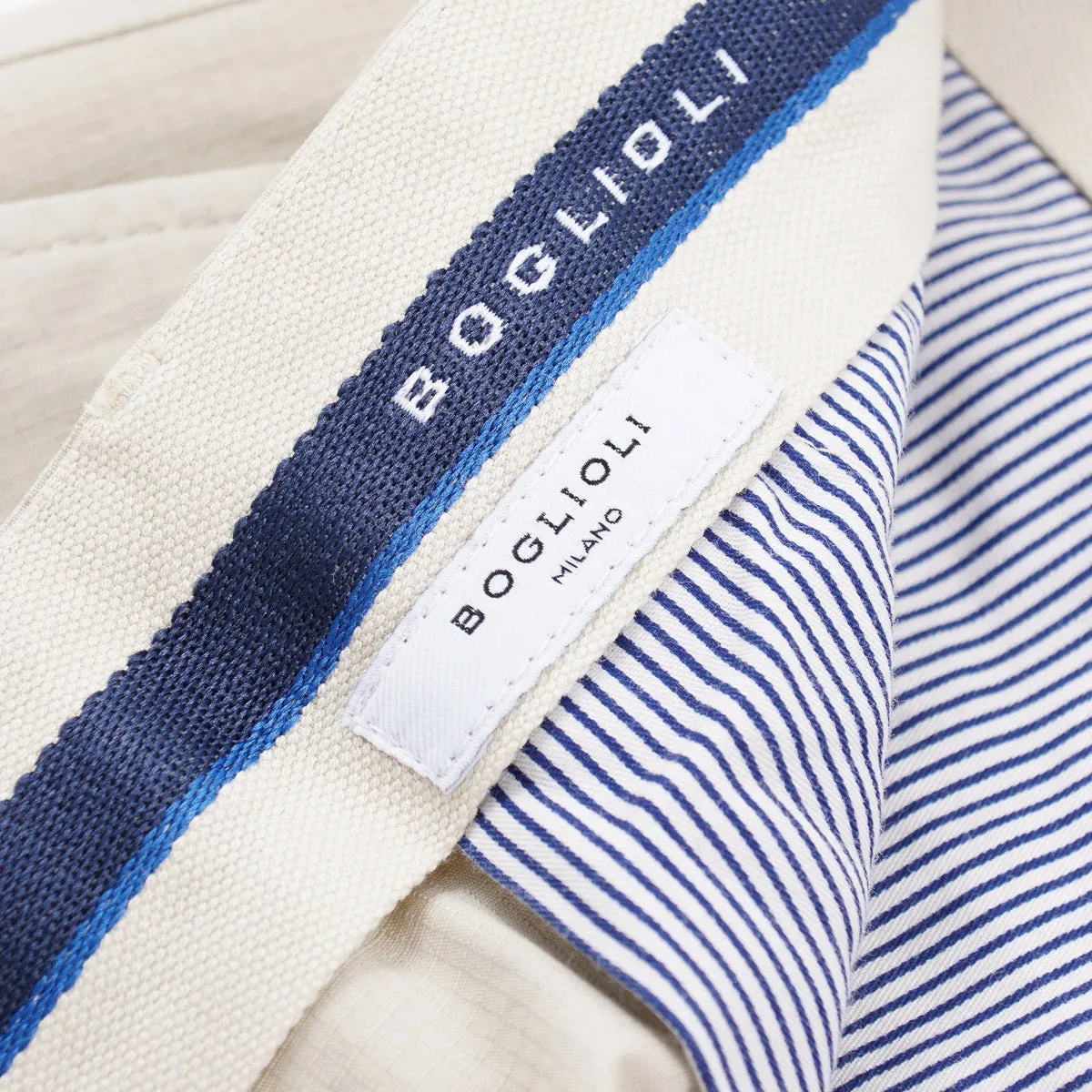 Boglioli Slim-Fit Lightweight Cotton Pants