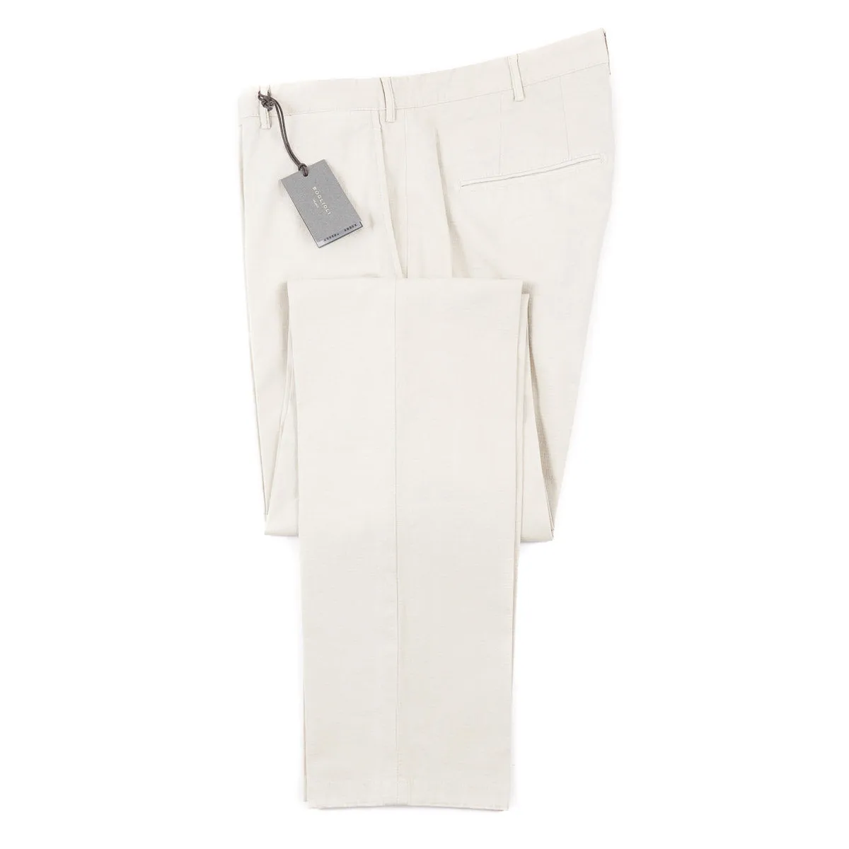 Boglioli Slim-Fit Lightweight Cotton Pants