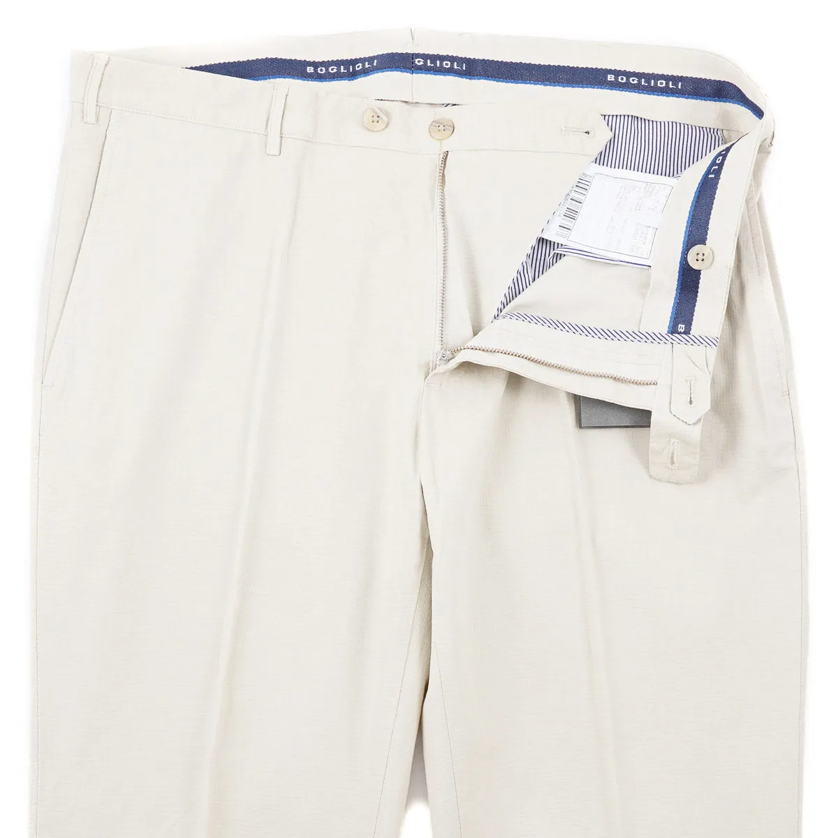 Boglioli Slim-Fit Lightweight Cotton Pants