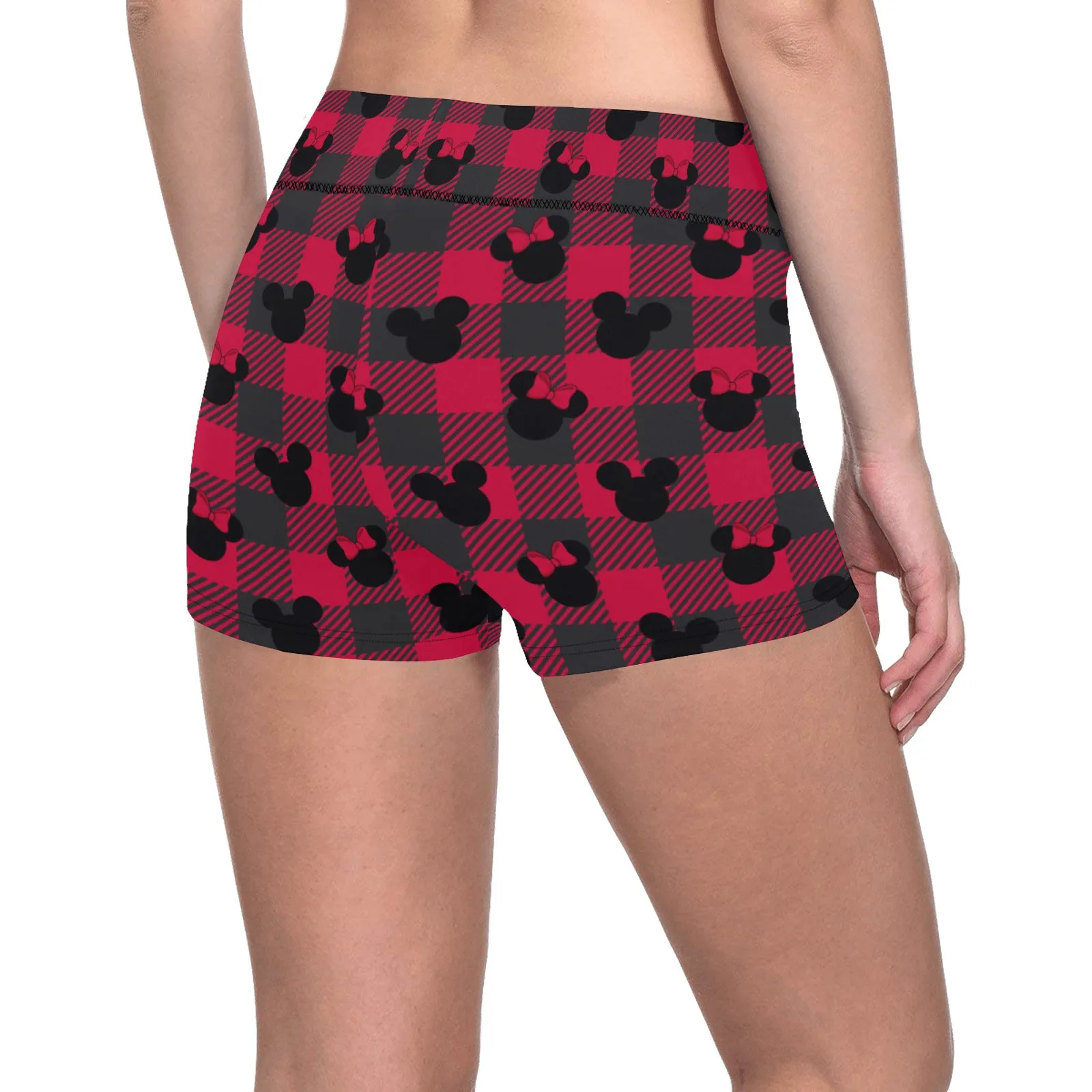 Buffalo Plaid Women's Short Leggings