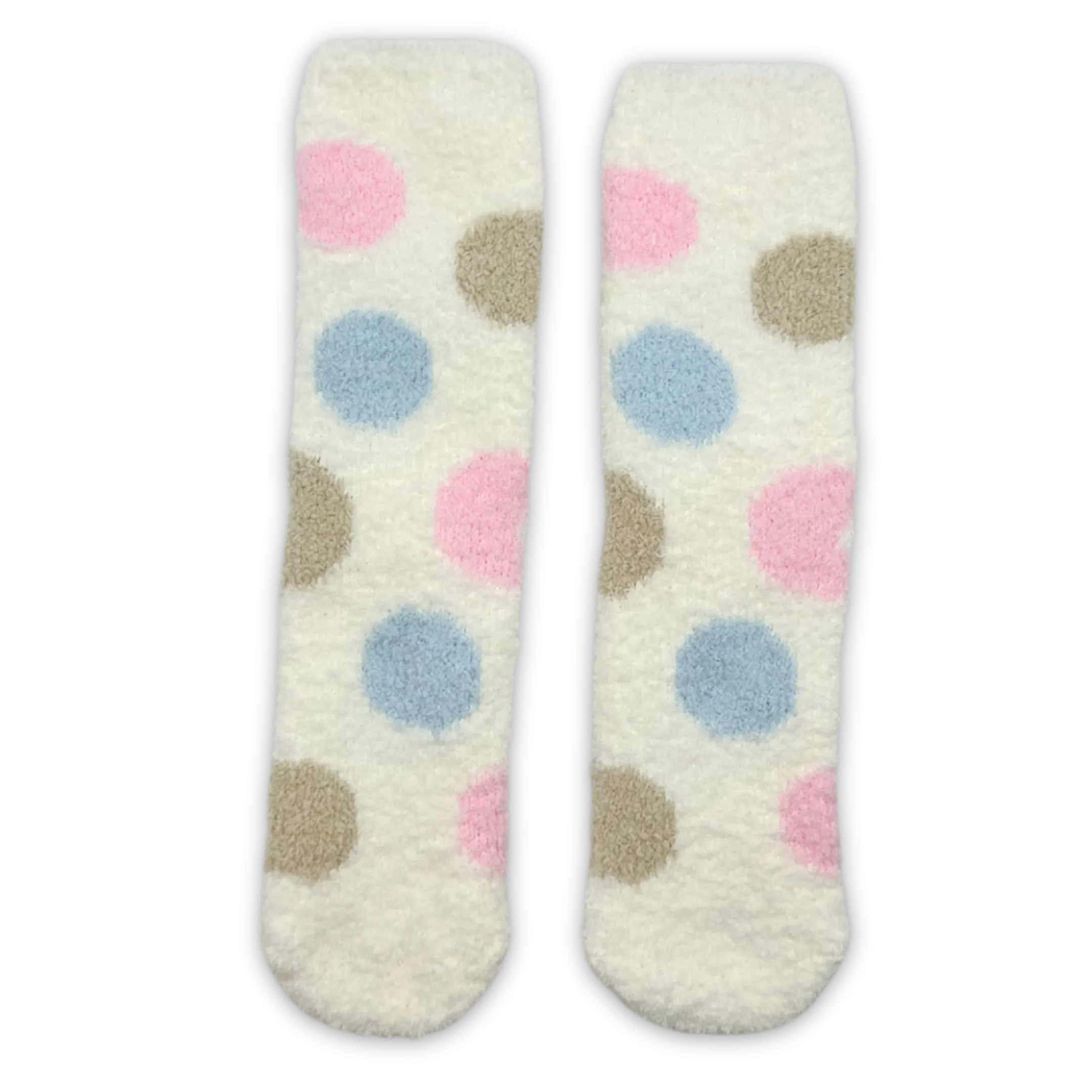 Bunny Stripes and Polka Dots 3-Pack Cozy Crew Socks