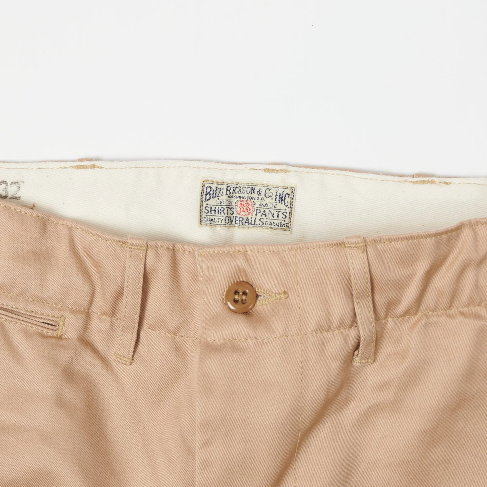 Buzz Rickson's Original-Spec. Chino Short - Beige