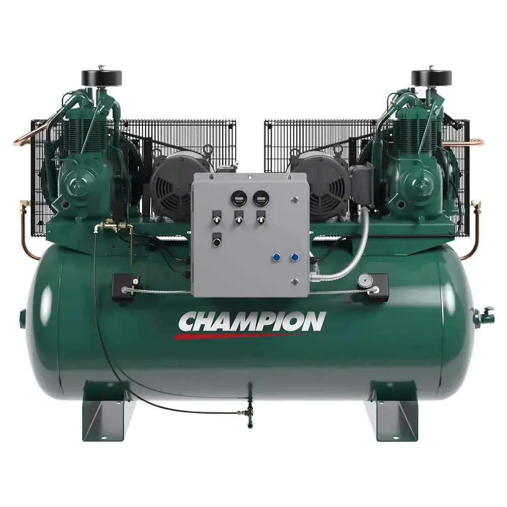 Champion Advantage 5HP Duplex Horiz. Air Compressor (120 Gal) - ADVA-D38