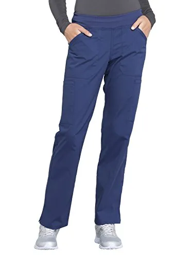 Cherokee WW170 Workwear Professionals Mid Rise Straight Leg Pull-on Cargo Scrub Pant