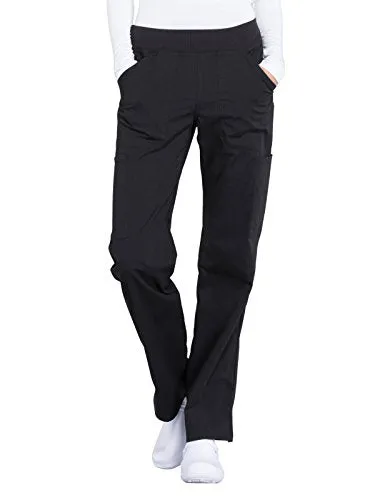 Cherokee WW170 Workwear Professionals Mid Rise Straight Leg Pull-on Cargo Scrub Pant