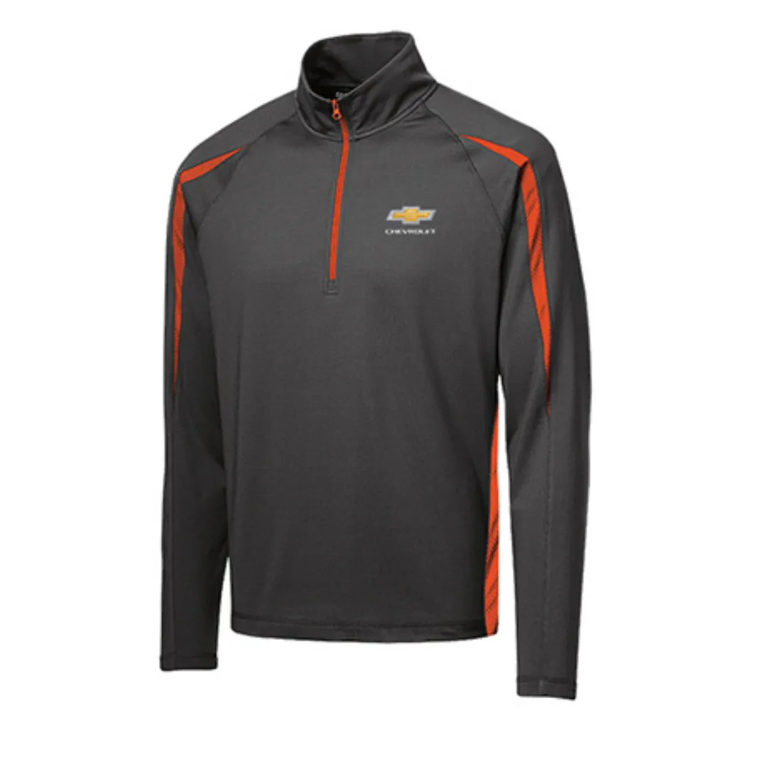 Chevrolet Gold Bowtie 1/2 Zip Stretch Pullover