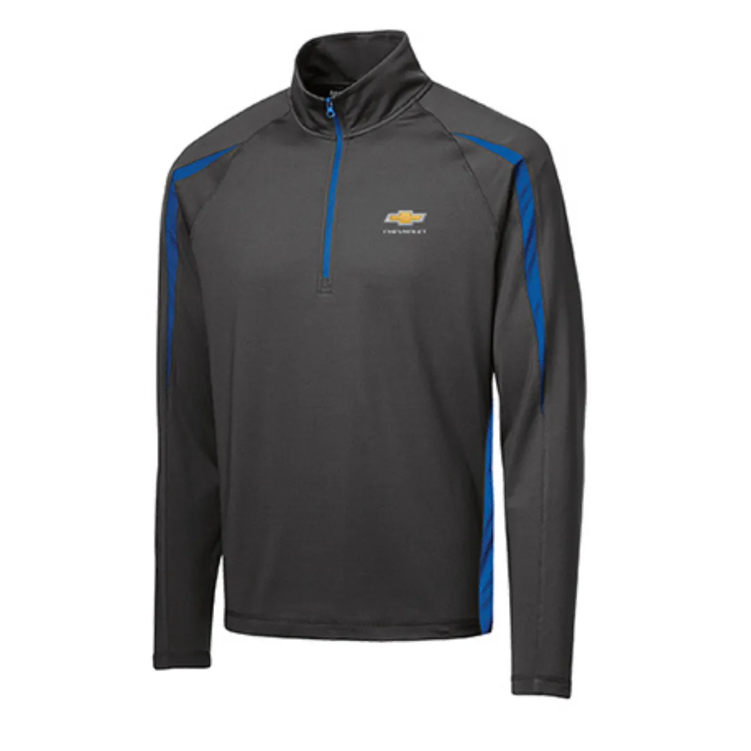 Chevrolet Gold Bowtie 1/2 Zip Stretch Pullover