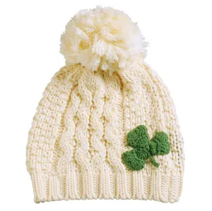 Child's Aran Shamrock Beanie