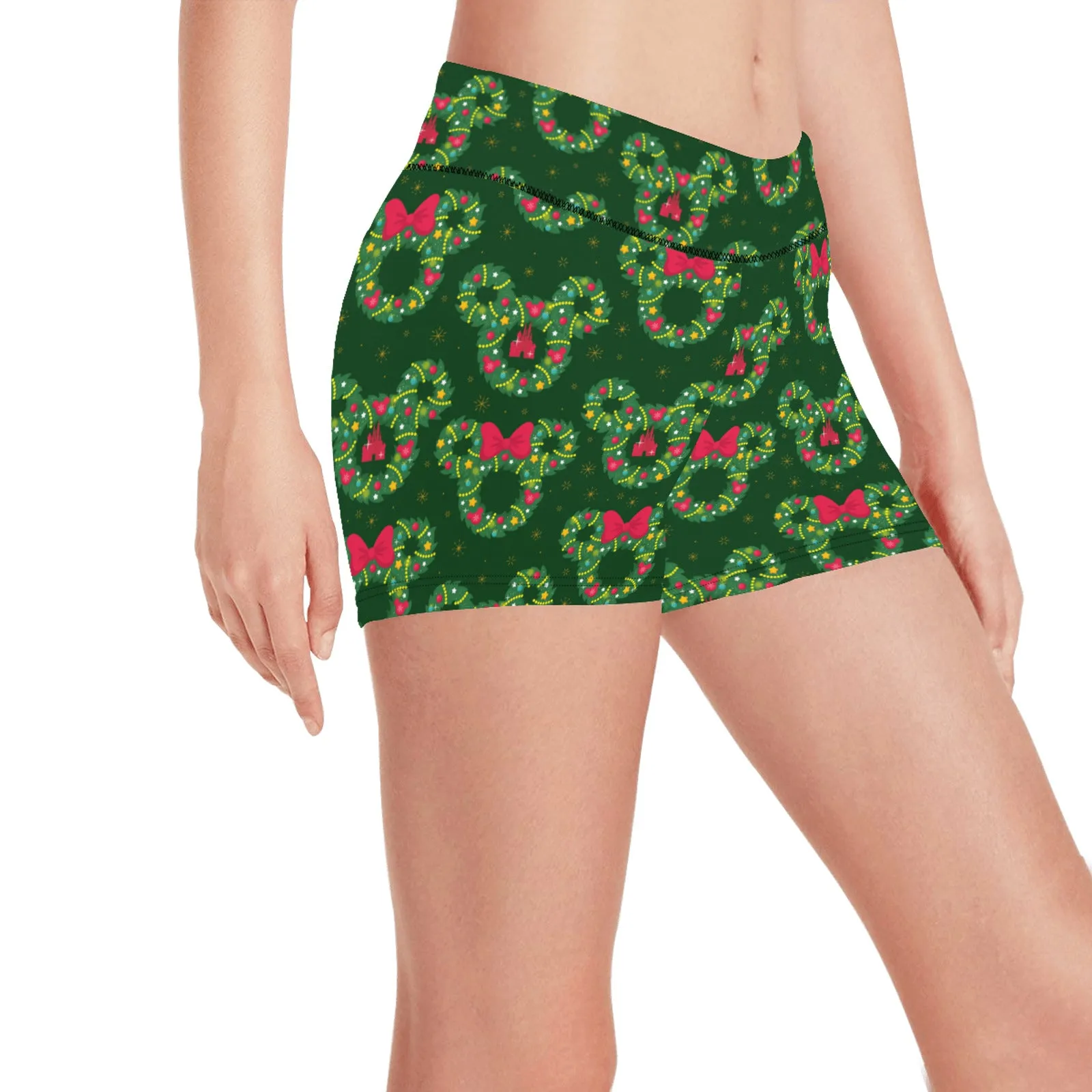 Christmas Wreaths Women's Short Leggings