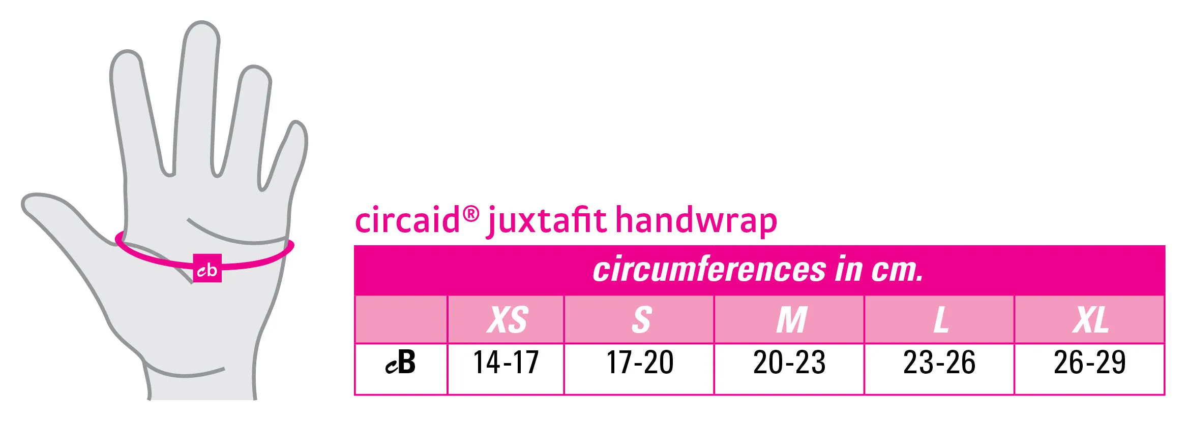 circaid juxtafit Essentials Gauntlet Hand Compression Wrap