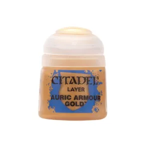 Citadel Layer Auric Armour Gold 22-62 Acrylic Paint 12ml