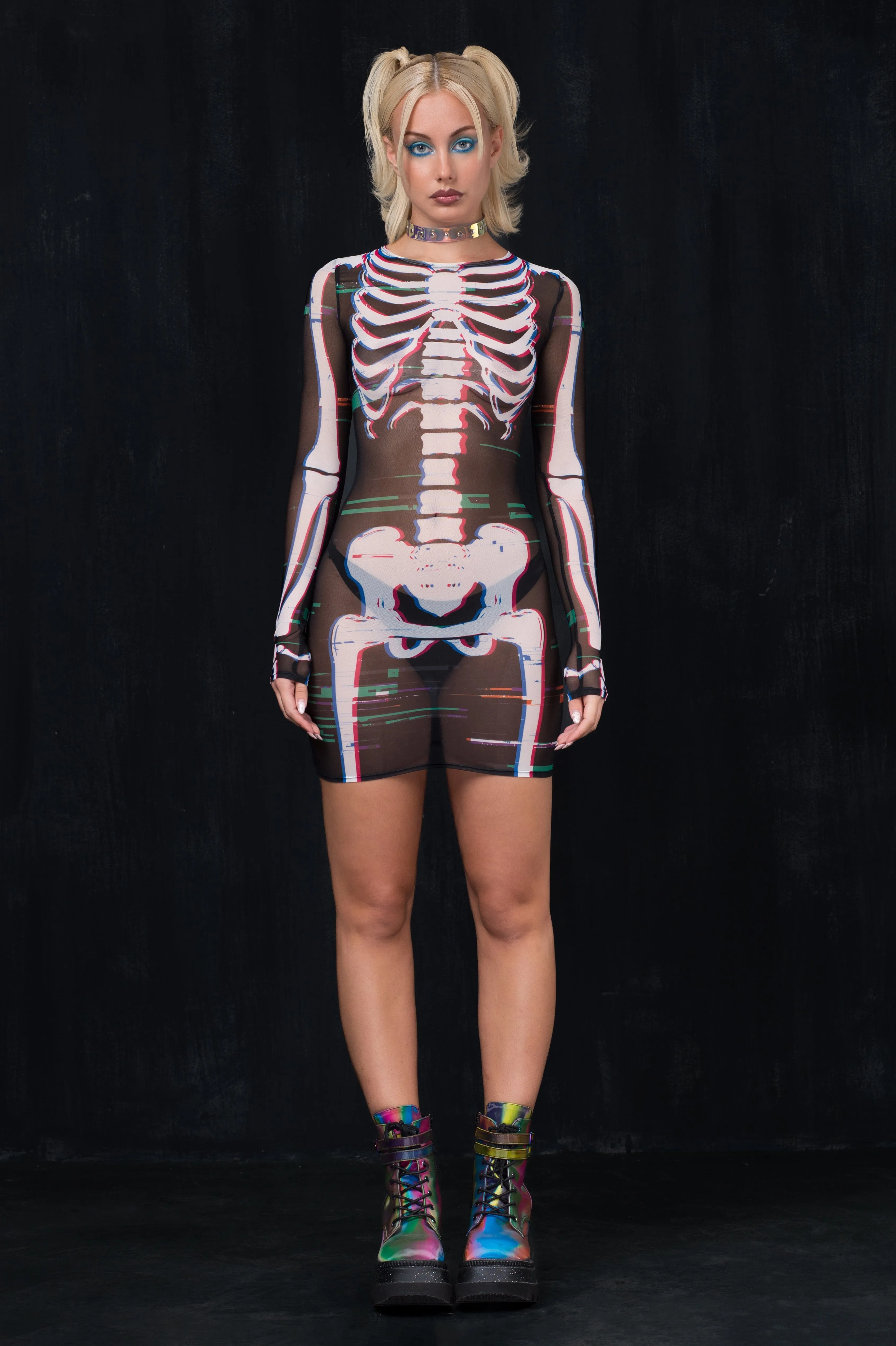 Code Cursed Mesh Dress