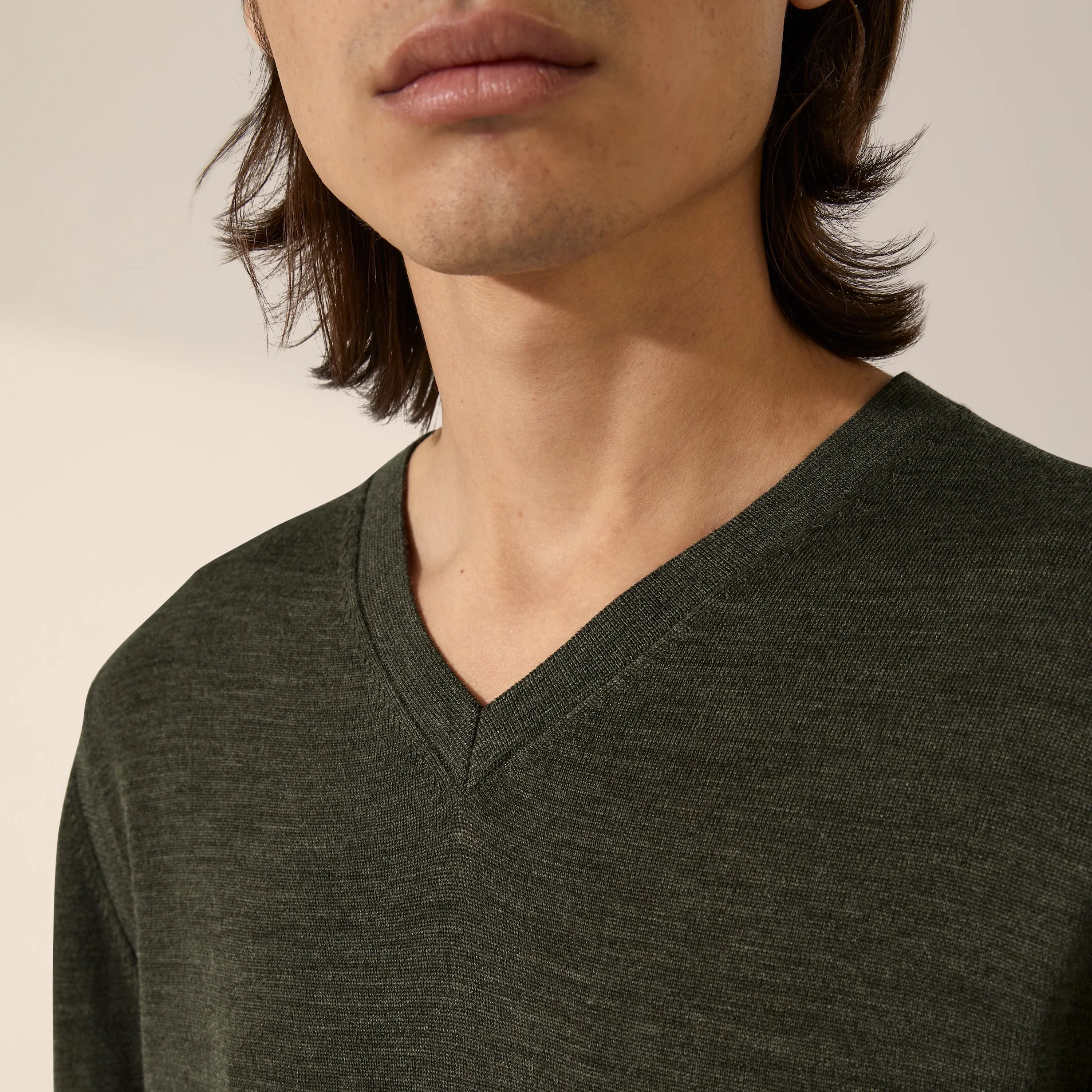 Cole Merino Lightweight V-Neck Sweater