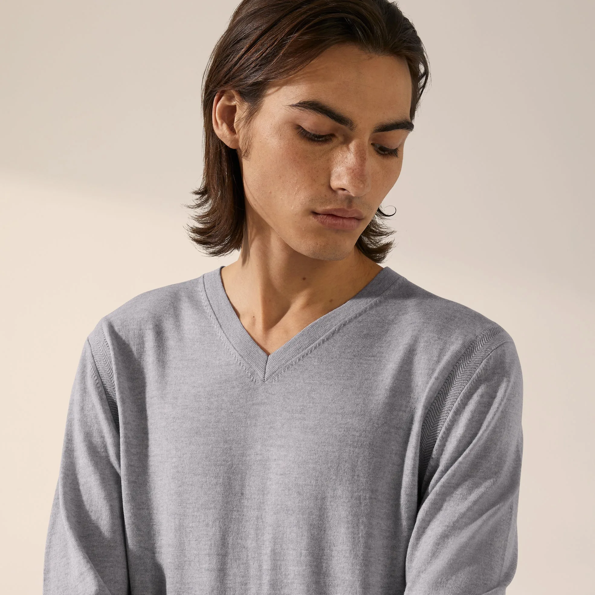 Cole Merino Lightweight V-Neck Sweater