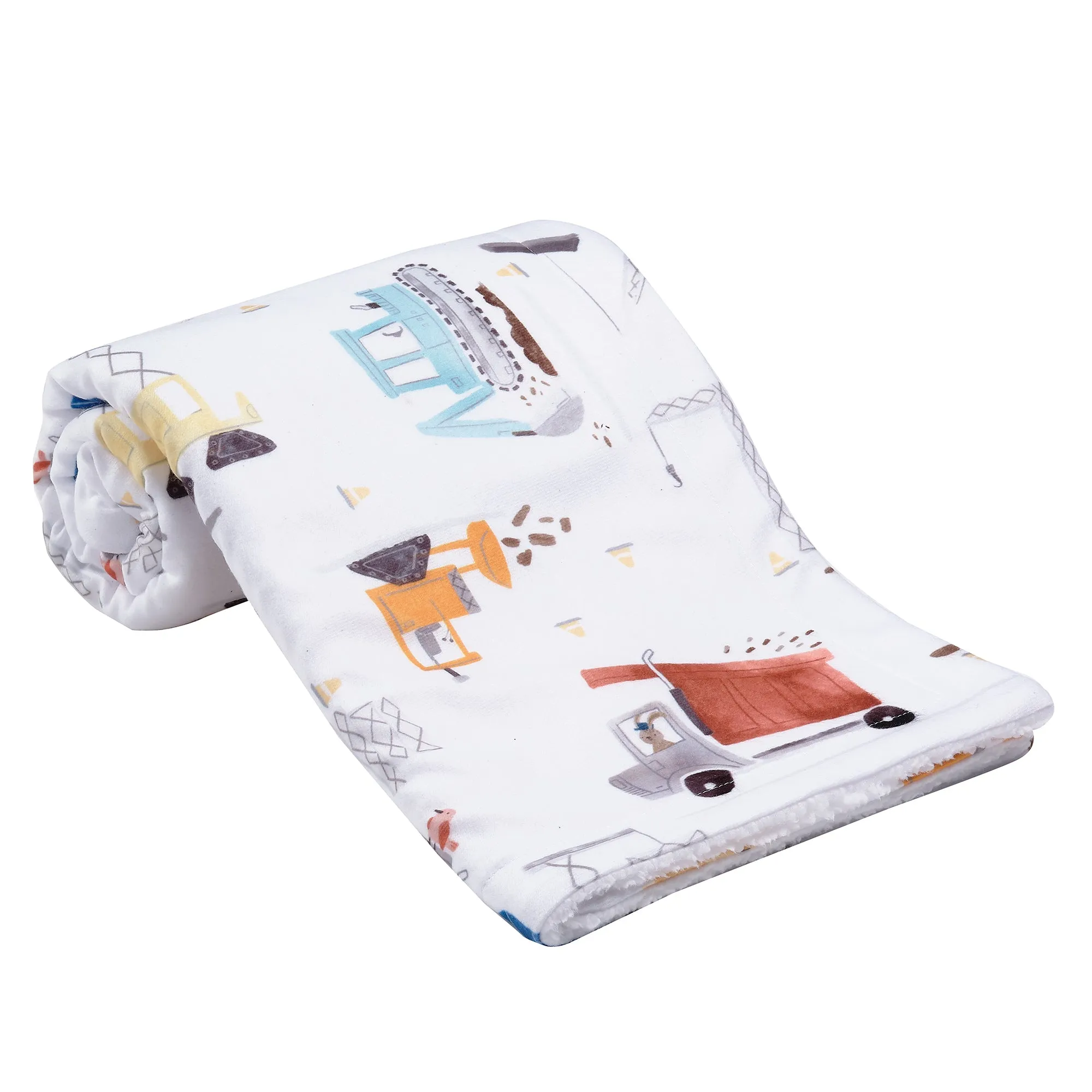 Construction Zone Baby Blanket