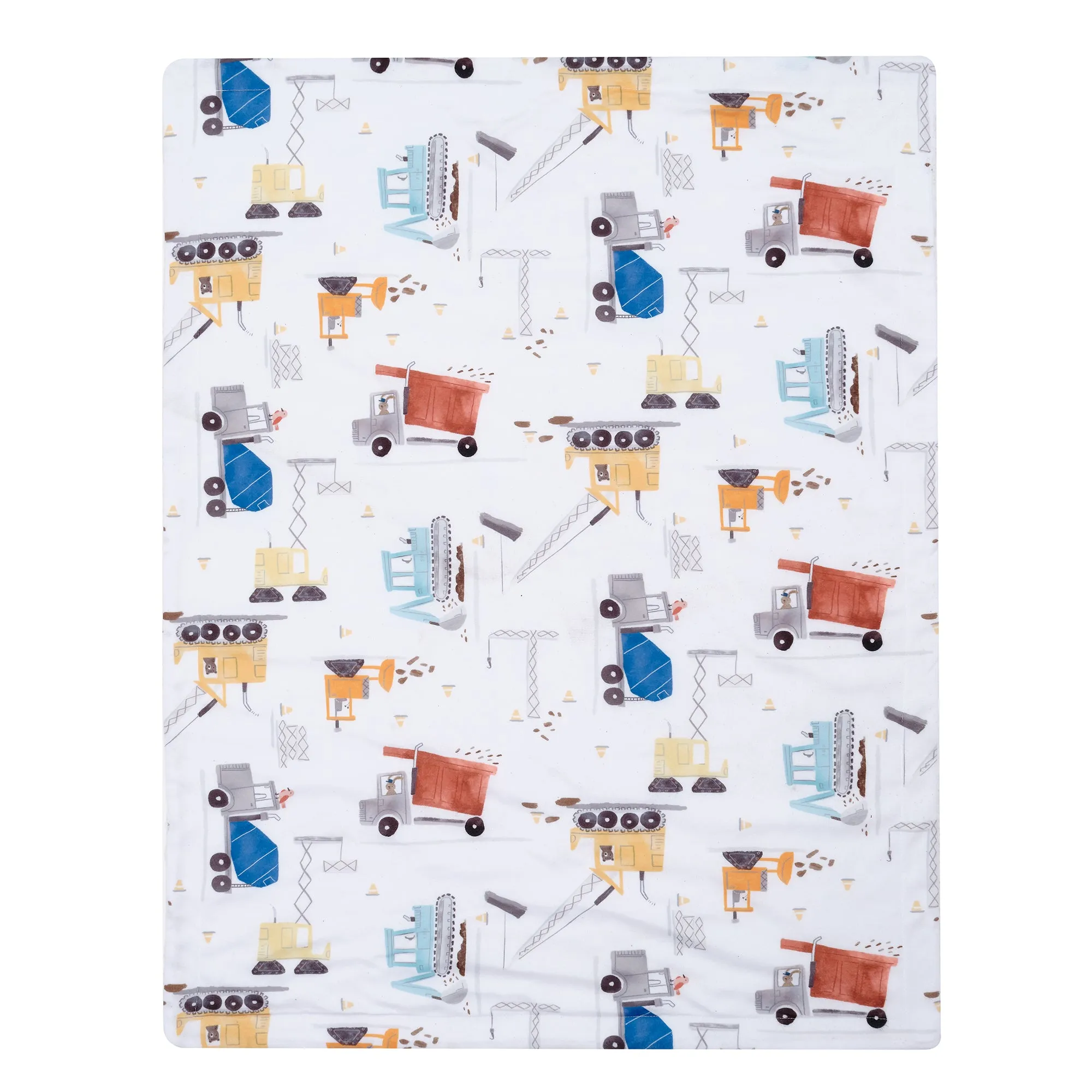 Construction Zone Baby Blanket