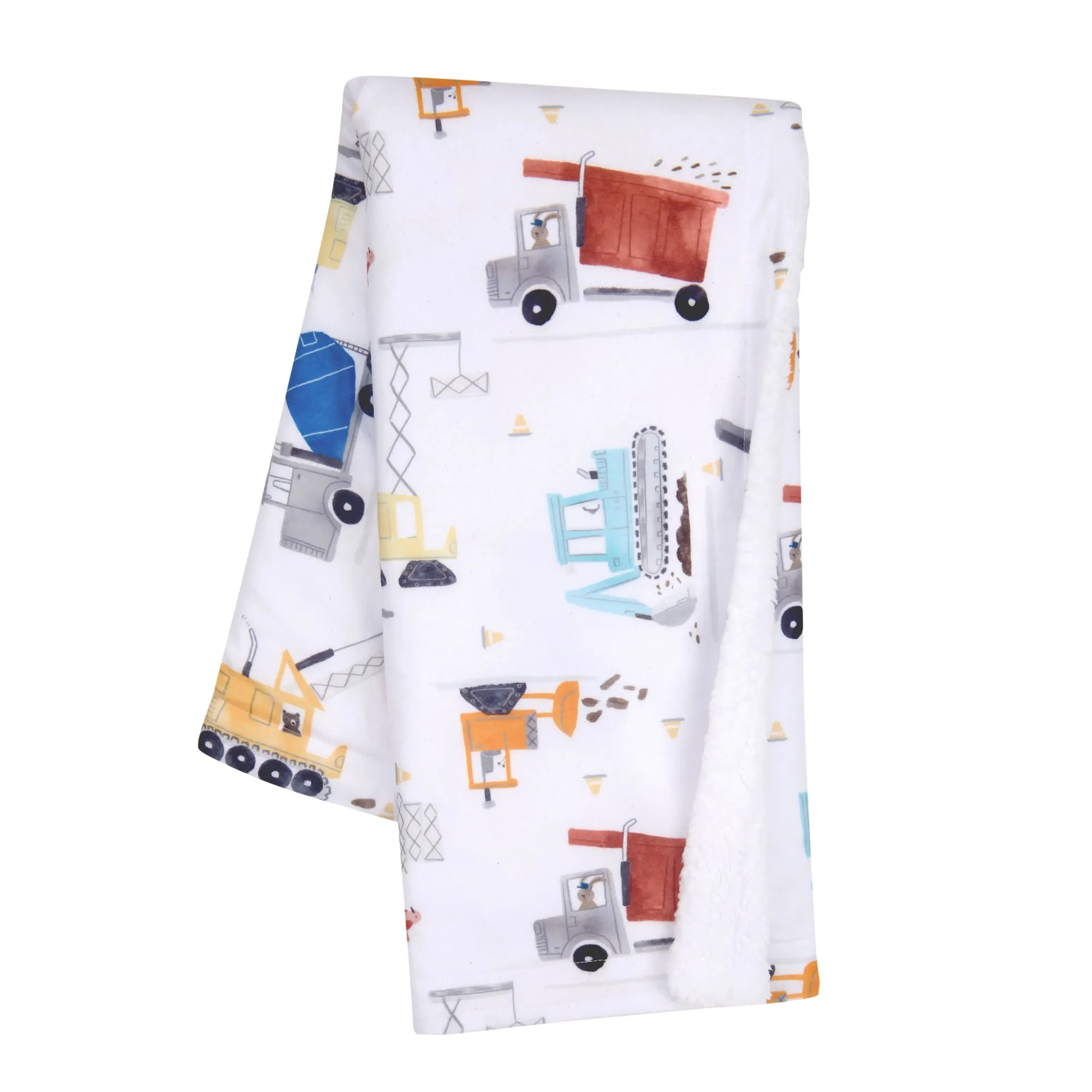 Construction Zone Baby Blanket