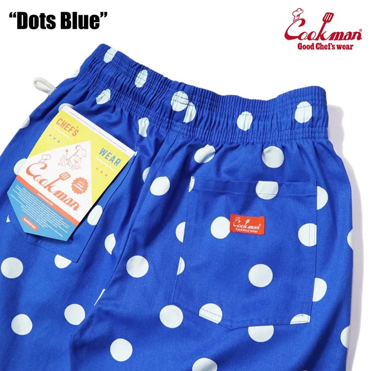 Cookman Chef Pants - Dots : Blue