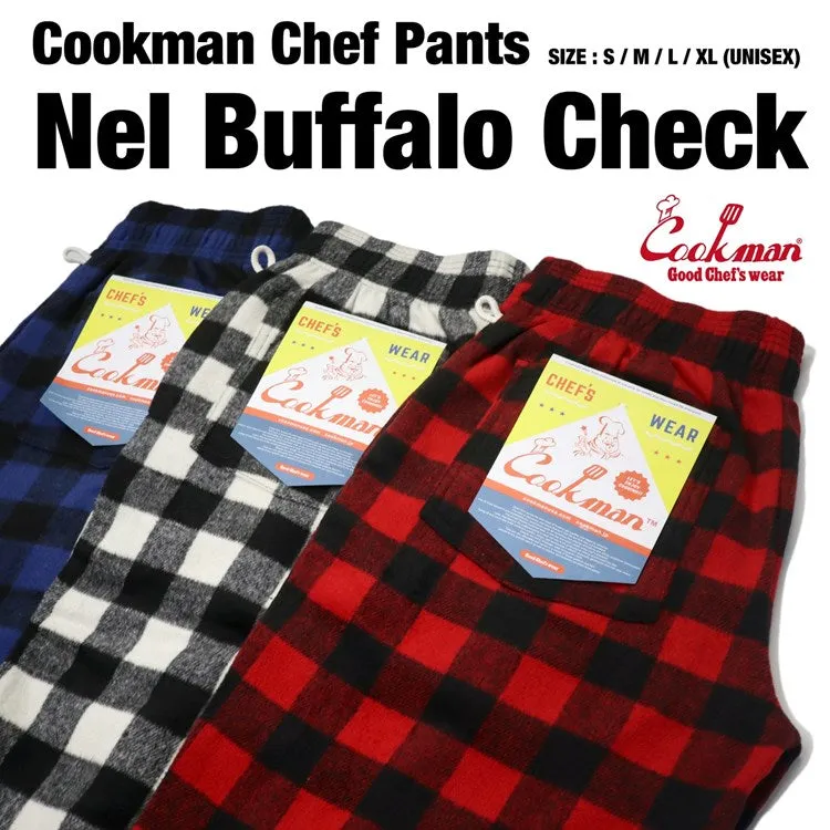 Cookman Chef Pants - Nel Buffalo Plaid : White