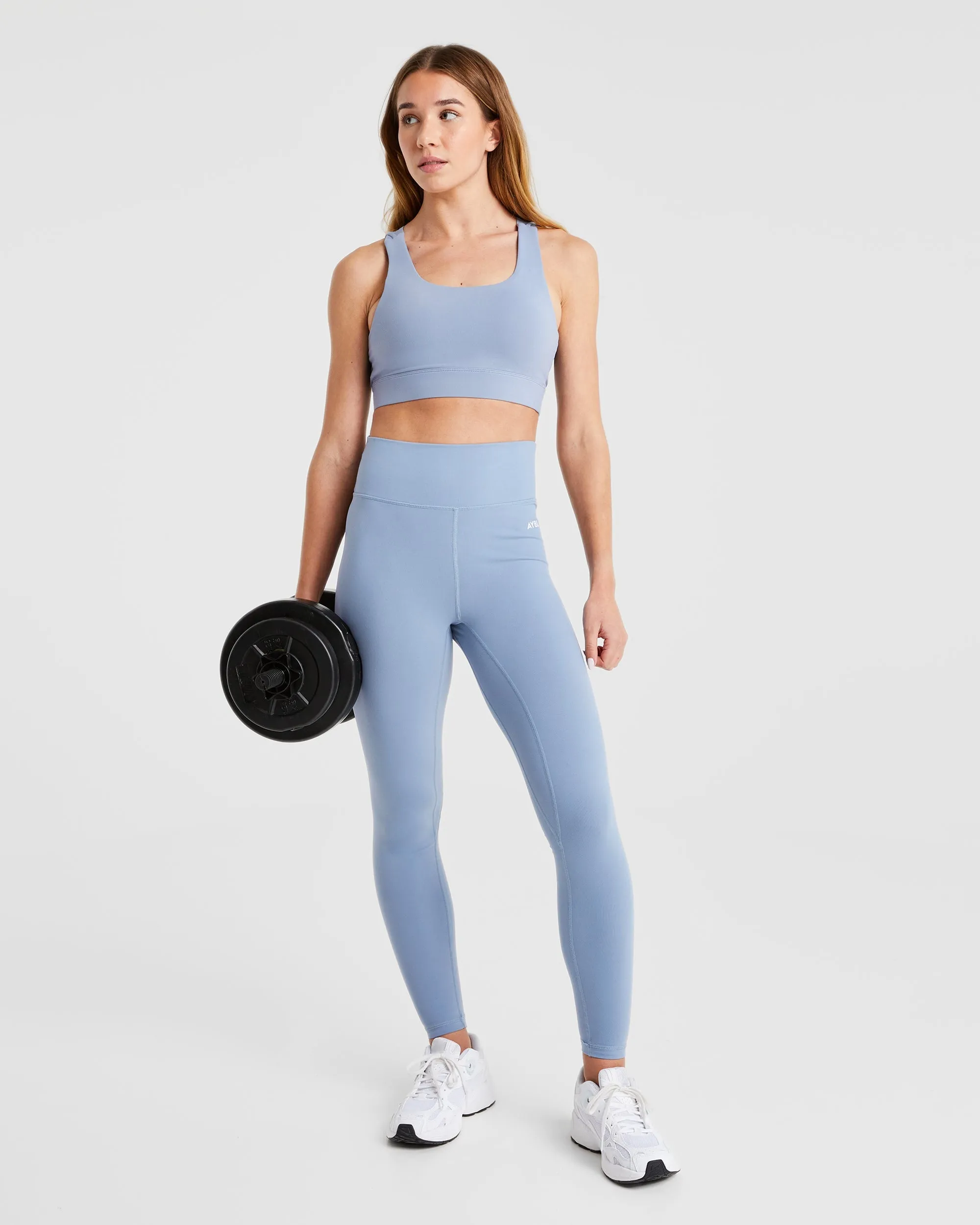 Core Leggings - Steel Blue