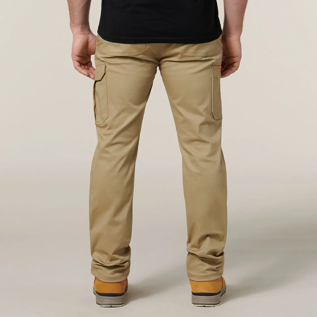 Core Relaxed Fit Stretch Cargo Work Pant - Y02597 (Khaki)