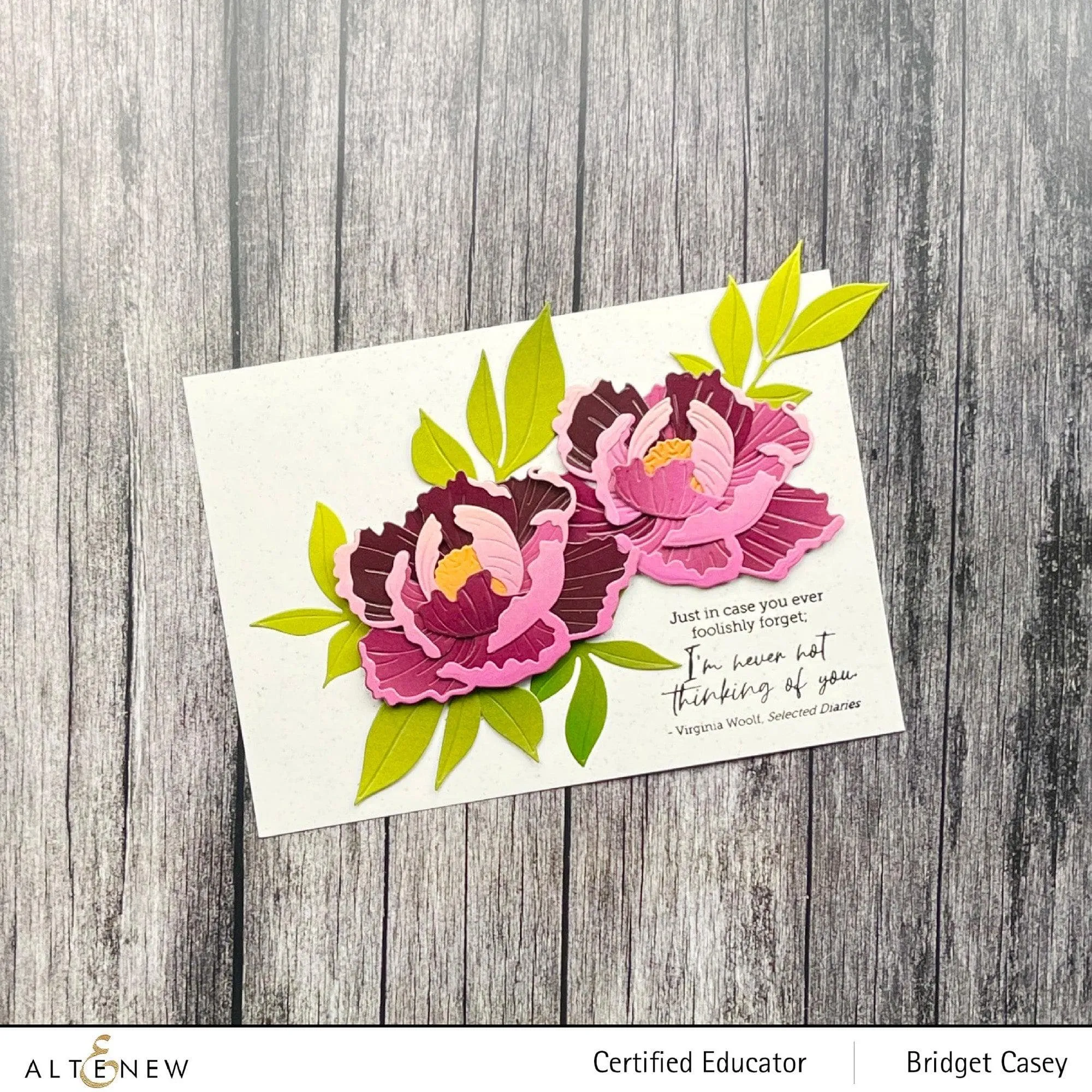 Craft-A-Flower: Open Peony Layering Die Set