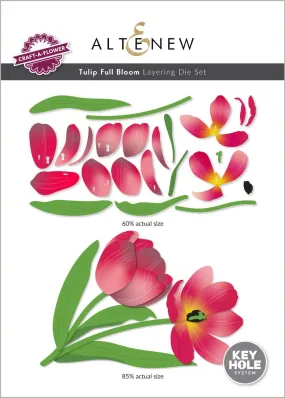 Craft-A-Flower: Tulip Full Bloom Layering Die Set