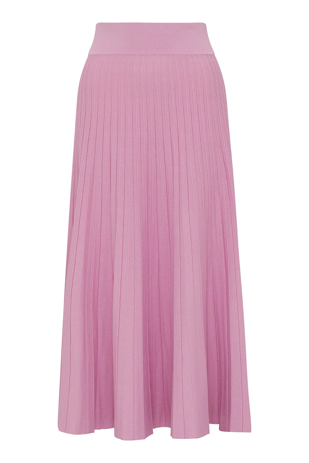 Crepe Pleat Skirt - Musk Pink