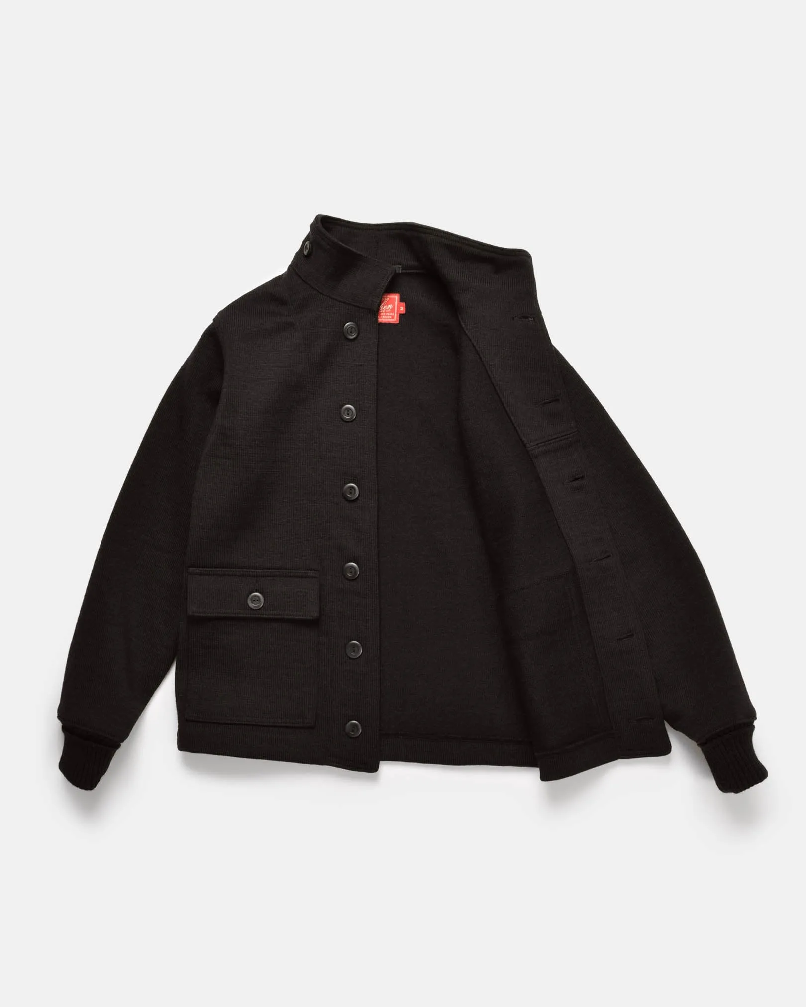 Dehen Submariner Sweater Coat Black FW24