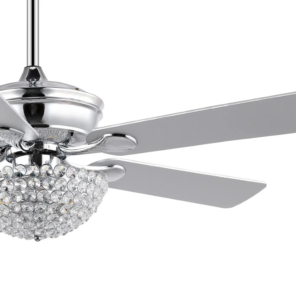 Dennis 52" Traditional Transitional Iron LED CEILING FAN